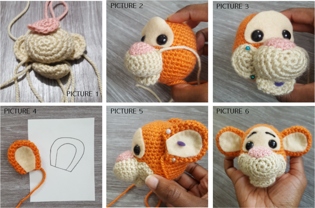 Freebie Friday Tigger Crochet Pattern One's Creative Mind