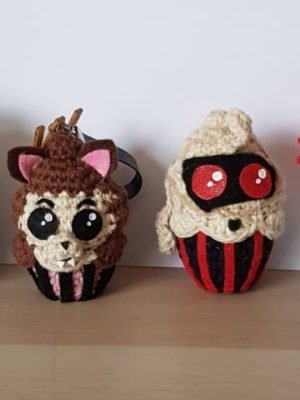 Halloween Spooky Crochet Cupcakes Set 3