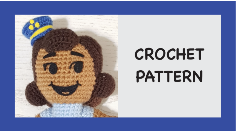 A crochet pattern of a dog and a monkey Description automatically generated